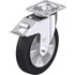 Blickle 907818 Top Plate Casters; Mount Type: Plate ; Number of Wheels: 1.000 ; Wheel Diameter (Inch): 6-5/16 ; Wheel Material: Polyurethane ; Wheel Width (Inch): 1-9/16 ; Wheel Color: Dark Gray