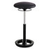 SAFCO PRODUCTS 3001BV Twixt Extended-Height Ergonomic Chair, Supports Up to 250 lb, 22" to 32" Seat Height, Black Seat, Black Base