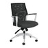 GLOBAL INDUSTRIES INC 2687-4AL-UR20+ Global Accord Medium-Back Knee-Tilter Fabric Adjustable Chair, 27 1/2inH x 26inW x 24inD, Granite