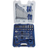 Williams JHW50622B Screwdriver Sets; Screwdriver Types Included: Phillips; Slotted; Torx Bit ; Container Type: Plastic Case ; Tether Style: Not Tether Capable ; Finish: Chrome ; Number Of Pieces: 89 ; Insulated: No