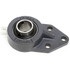 Shuster 06582000 UCFB208-24, 1-1/2" ID, 100mm OAL x 164.3mm OAH51.2mm Wide, 3-Bolt Flange Mounted Bearing