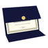 <p>Double-fold holder provides a simple way to present your certificates or documents. Sturdy construction features a linen-finish texture for a luxurious look and feel. Foil seal adds a professional embellishment to offer a touch of elegance. Versatile design can be used for either horizontal or vertical display.</p>
