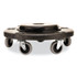RUBBERMAID COMMERCIAL PROD. 2640-43 BLA Brute Quiet Dolly, 250 lb Capacity, 18.25" Diameter x 6.63"h, Black