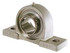 Value Collection UCPSS206-19SS 1-3/16" ID, 1-1/2" OAL x 1-1/2" OAH Solid Pillow Block