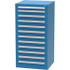 Vidmar SEP3047AL-BB Modular Steel Storage Cabinet: 30" Wide, 27-3/4" Deep, 59" High