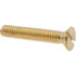 Value Collection 90688 Machine Screw: 1/4-20 x 1-1/2" OAL, Flat Head, Slotted