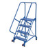 Vestil LAD-TRN-60-4-G 4-Step Steel Step Ladder: Type IA, 70" High