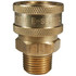 Dixon Valve & Coupling 8EM8-B Hydraulic Hose Fittings & Couplings; Type: E-Series Straight Through Male Threaded Coupler ; Fitting Type: Coupler ; Hose Inside Diameter (Decimal Inch): 1.0000 ; Hose Size: 1 ; Material: Brass ; Thread Type: NPTF