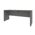 BESTAR INC. 99612-000047 Bestar Prestige + 72inW Narrow Computer Desk Shell, Bark Gray/Slate