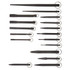 Williams PC-17-TH Chisel & Punch Sets; Type: Punch & Chisel Set; Number of Pieces: 17; Style: Center Punch; Diamond Point Chisel; Pin Punch; Solid Punch; Taper Punch; Prick Punch; Cold Chisel; Cape Chisel; Set Contents: Center Punch; Center & Pin Pun