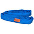 Stren-Flex ERS7-04 Round Sling: 3.5" Wide, 4' Long, 21,200 lb Vertical, 16,960 lb Choker, 42,400 lb Basket, Polyester