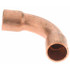 Mueller Industries BD-15847 Wrot Copper Pipe 90 ° Long Radius Elbow: 1/4" x 1/4" Fitting, C x C