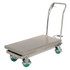 Vestil CART-1000-SS2 Mobile Battery Lift Table: 1,000 lb Capacity, 12-1/2 to 38-1/2" Lift Height, 20-1/4" Platform Width, 39-3/8" Platform Length