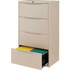 Global Industrial Interion® 4 Drawer Premium Lateral File Cabinet Letter & Legal Size 30""W x 18""D x 52""H Putty p/n 252467PY