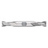 Titan USA TE81701 Square End Mill:  0.1250" Dia, 0.375" LOC, 0.375" Shank Dia, 3.0625" OAL, 2 Flutes, Cobalt