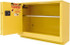 Securall Cabinets L236 Flammable & Hazardous Storage Cabinets: 36 gal Drum, 2 Door, 1 Shelf, Sliding, Yellow