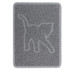 GIBSON OVERSEAS INC. Gibson 995117860M  Everyday Pet Elements Cat Silhouette Place Mat, 18-1/2in x 13-13/16in, Gray
