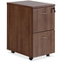 SP RICHARDS 69984 Lorell Essentials 22inD Vertical 2-Drawer Mobile Pedestal File Cabinet, Walnut