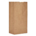 ROSS & WALLACE PAPER PRODUCTS, INC. GX4-500 Grocery Paper Bags, 4# Size, Extra-Heavy-Duty, 50# Basis Weight, 5" x 3.13" x 9.88", Kraft, 500/Bundle