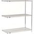 Global Industrial Nexel® 3 Shelf Chrome Wire Shelving Unit Add On 42""W x 24""D x 54""H p/n B3149872