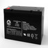 Battery Clerk LLC AJC® Lithonia IND12250 Emergency Light Replacement Battery 55Ah 12V NB p/n AJC-D55S-J-0-188068