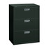 HNI CORPORATION HON 673LS  600 30inW x 19-1/4inD Lateral 3-Drawer File Cabinet With Lock, Charcoal