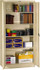 Tennsco 7818RH-MGY Locking Storage Cabinet: 36" Wide, 18" Deep, 78" High