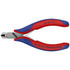 Knipex 64 42 115 Cutting Pliers; Insulated: No ; Type: Electronics End Cutting Nippers ; Overall Length (Inch): 4-1/2in ; Handle Material: Comfort Grip ; Handle Color: Red; Blue ; Overall Length Range: 4 to 6.9 in