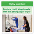 SCA TISSUE Tork® 450304 Heavy-Duty Paper Wiper, 1-Ply, 11.1" x 800 ft, Blue
