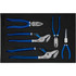 Williams JHWFPLS-4GL Plier Sets; Plier Type Included: 12" Utility Superjoint Pliers; 8 1/2" Industrial Grade Linesman's Pliers; 7" Industrial Grade Diagonal Cutting Pliers; 7" Long Nose Needle Pliers ; Container Type: Foam Inserts ; Handle Material: 