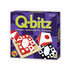 It's all about speed as players race to manipulate their cubes to copy the pattern on the Q-bitz card. The first player to complete the pattern keeps the card. Collect the most cards and win!  Game tests brain power, as players must recreate the pattern from memory.  Players roll their cubes to match patterns.  Includes 80 Q-bitz cards, 4 wooden trays and 4 sets of 16 cubes.  Accommodates 2 to 4 players.