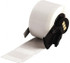 Brady M6-19-427 Label Maker Label: Clear & White, Vinyl, 250 per Roll, 1 Roll