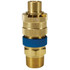 Dixon Valve & Coupling N4M4-B-LS Pneumatic Hose Fittings & Couplings; Fitting Type: Plug ; Type: Plug ; Interchange Type: Bowes ; Thread Type: NPTF ; Material: Brass ; Thread Standard: Male NPT