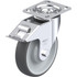 Blickle 910249 Top Plate Casters; Mount Type: Plate ; Number of Wheels: 1.000 ; Wheel Diameter (Inch): 8 ; Wheel Material: Polyurethane ; Wheel Width (Inch): 2 ; Wheel Color: Dark Gray