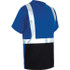 GSS Safety 5123-LG Work Shirt: High-Visibility, Large, Polyester, Black, Blue & Silver, 1 Pocket