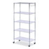 ALERA ALESW653618SR Starter Unit Wire Shelving: 3,000 lb Shelf Capacity, 5 Shelves