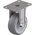 Blickle 910113 Top Plate Casters; Mount Type: Plate ; Number of Wheels: 1.000 ; Wheel Diameter (Inch): 4 ; Wheel Material: Synthetic ; Wheel Width (Inch): 1-7/16 ; Wheel Color: Gray