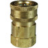 Dixon Valve & Coupling V6F6-B Hydraulic Hose Fittings & Couplings; Type: V-Series Valved Female Plug ; Fitting Type: Female Plug ; Hose Inside Diameter (Decimal Inch): 0.7500 ; Hose Size: 3/4 ; Material: Brass ; Thread Type: NPTF