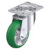 Blickle 913666 Top Plate Casters; Mount Type: Plate ; Number of Wheels: 1.000 ; Wheel Diameter (Inch): 6 ; Wheel Material: Polyurethane ; Wheel Width (Inch): 2 ; Wheel Color: Green