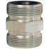 Dixon Valve & Coupling GDB3 Ground Joint Hose Couplings; Thread Type: MNPSM ; Thread Size: 1 ; Type: Double Spud ; Material: Plated Steel ; Size: 1/2 in ; Style: Double Spud