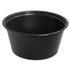 DART 325PCBLK Conex Complements Portion/Medicine Cups, 3.25 oz, Plastic, Black, 125/Bag, 20 Bags/Carton