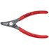 Knipex 49 21 A01 Retaining Ring Pliers; Type: Precision External Snap Ring Pliers ; Tip Angle: 90 ; Ring Diameter Range (Inch): 1/8 to 25/64 ; Overall Length (Inch): 5-1/4in ; Tip Type: Bent ; Body Material: Chrome Vanadium Steel