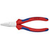 Knipex 20 05 160 Long Nose Pliers; Pliers Type: Flat Nose Pliers ; Jaw Texture: Serrated ; Jaw Length (Inch): 1-3/16 ; Jaw Width (Inch): 43/64 ; Jaw Bend: 0.15 ; Handle Type: Comfort Grip