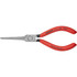 Knipex 31 11 160 Long Nose Pliers; Pliers Type: Long Nose Pliers ; Jaw Texture: Smooth ; Jaw Length (Inch): 2-11/64 ; Jaw Width (Inch): 5/8 ; Jaw Bend: 0.60 ; Handle Type: Comfort Grip