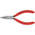 Knipex 37 31 125 Long Nose Pliers; Pliers Type: Long Nose Pliers ; Jaw Texture: Smooth ; Jaw Length (Inch): 1-1/16 ; Jaw Width (Inch): 31/64 ; Jaw Bend: 0.100 ; Handle Type: Comfort Grip