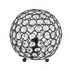 ALL THE RAGES INC Elegant Designs LT1026-RBZ  Crystal Ball Table Lamp, 8inH, Restoration Bronze