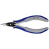 Knipex 34 22 130 Long Nose Pliers; Pliers Type: Electrician's Pliers ; Jaw Texture: Smooth ; Jaw Length (Inch): 57/64 ; Jaw Width (Inch): 57/64 ; Jaw Bend: 0.70 ; Handle Type: Comfort Grip