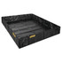 Justrite. 28082 Collapsible Berms & Pools; Type: Spill Berm ; Sump Capacity (Gal.): 1122.00 ; Material: PVC Coated Fabric ; Width (Feet): 10 ; Pool Color: Black ; Height (Inch): 18