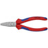 Knipex 20 02 160 Long Nose Pliers; Pliers Type: Flat Nose Pliers ; Jaw Texture: Serrated ; Jaw Length (Inch): 1-3/16 ; Jaw Width (Inch): 43/64 ; Jaw Bend: 0.13 ; Handle Type: Comfort Grip