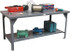 Strong Hold T6036-SSTOP Stationary Work Table: Dark Gray